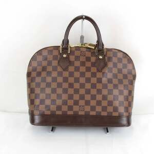 LOUIS VUITTON Brown Damier Canvas Alma PM Bag
